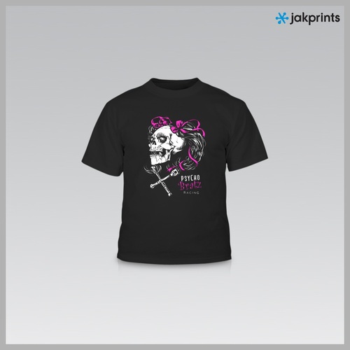 Psycho Bratz Racing Kids T shirts