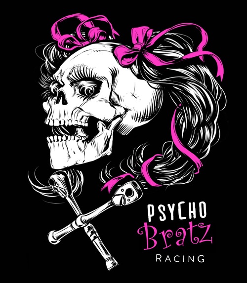 Psycho Bratz Racing Stickers Psycho Bratz Racing Stickers